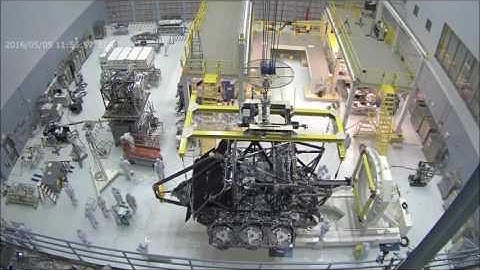 Time-lapse: Webbcam View of James Webb Space Telescope Lift