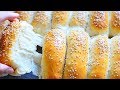 Milk Bread / Dinner Rolls / Soft & Chewy Buns (Roll-ppang: 롤빵) Poğaça