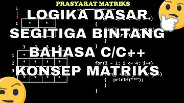 Segitiga Piramida Bintang - Bahasa C (Part 1)