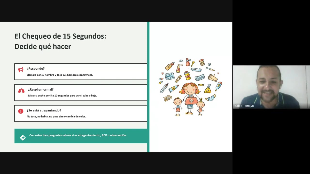 CLASE 1 | Atragantamiento + RCP pediátrica niños 0 a 10 años | Primeros Auxilios Pediátricos