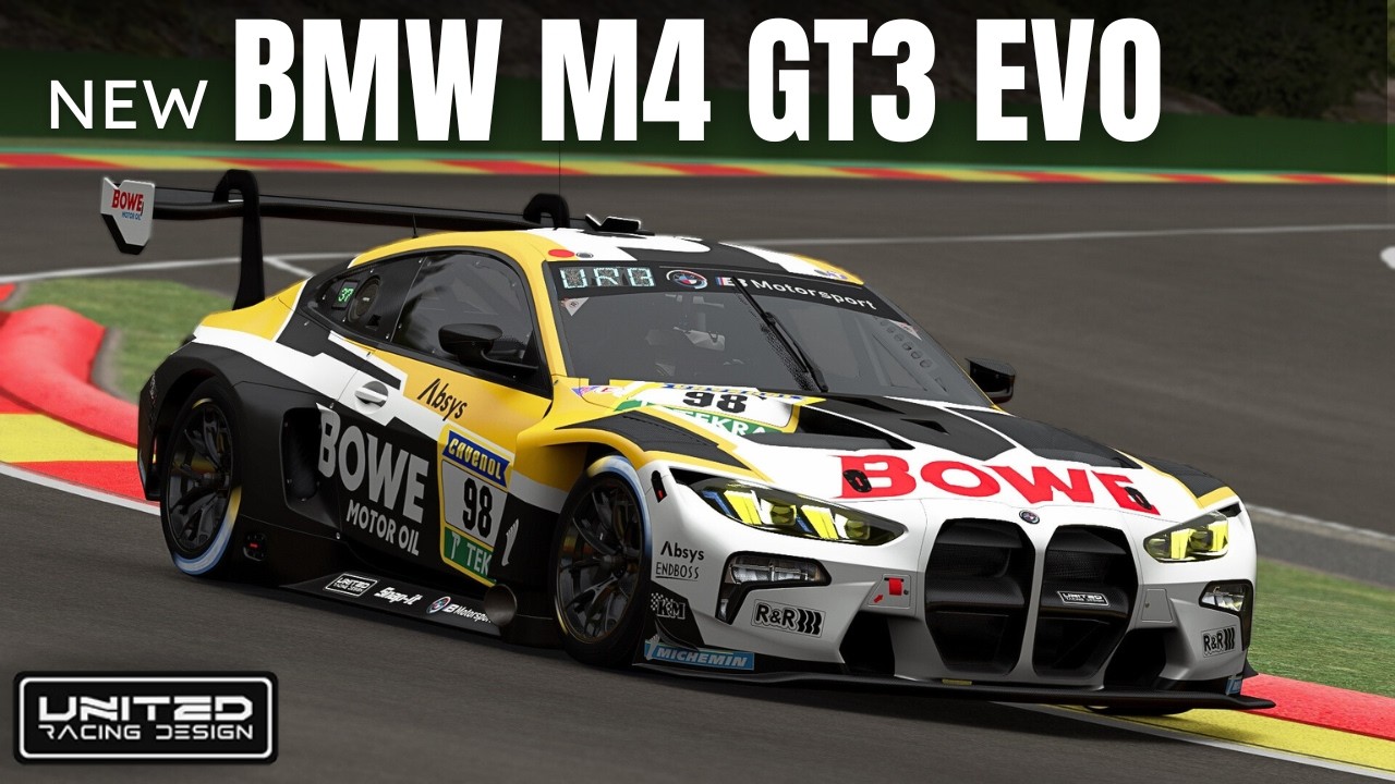 New BMW M4 GT3 EVO Mod for Assetto Corsa | URD Bayro GT3 Evo