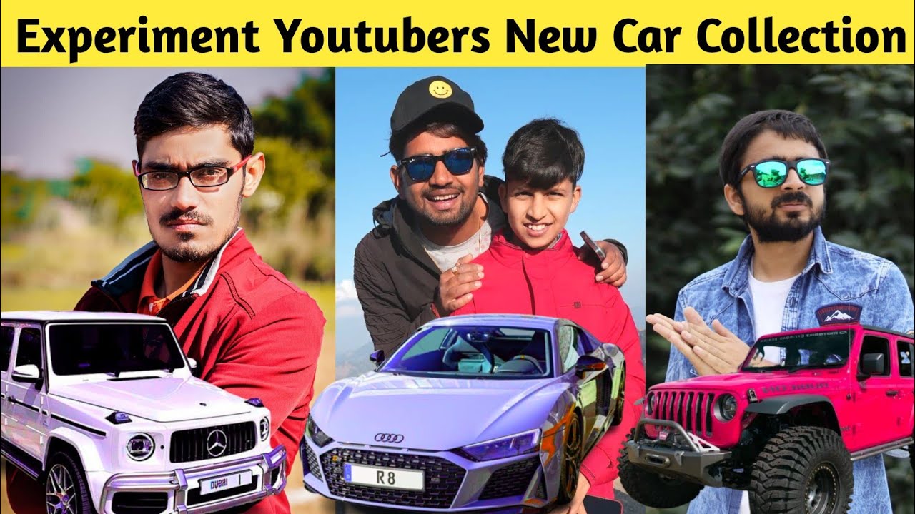 5 Experiment Youtubers New Car Collection | Mr Indian Hacker, Crazy XYZ ...