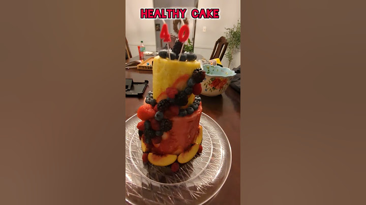 My daughter made me a healthy cake ♥️ #creative