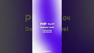PHP Project | Day 04 #dailycyber #php #phptutorial #phpbasics #phpproject