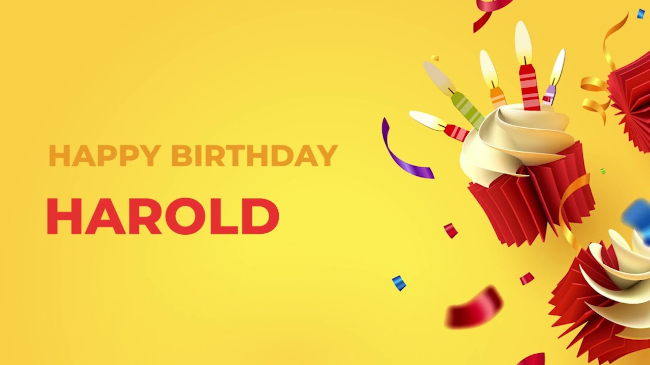 Happy Birthday HAROLD ! - Happy Birthday Song made especially for You! 🥳