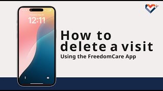 How to delete a visit