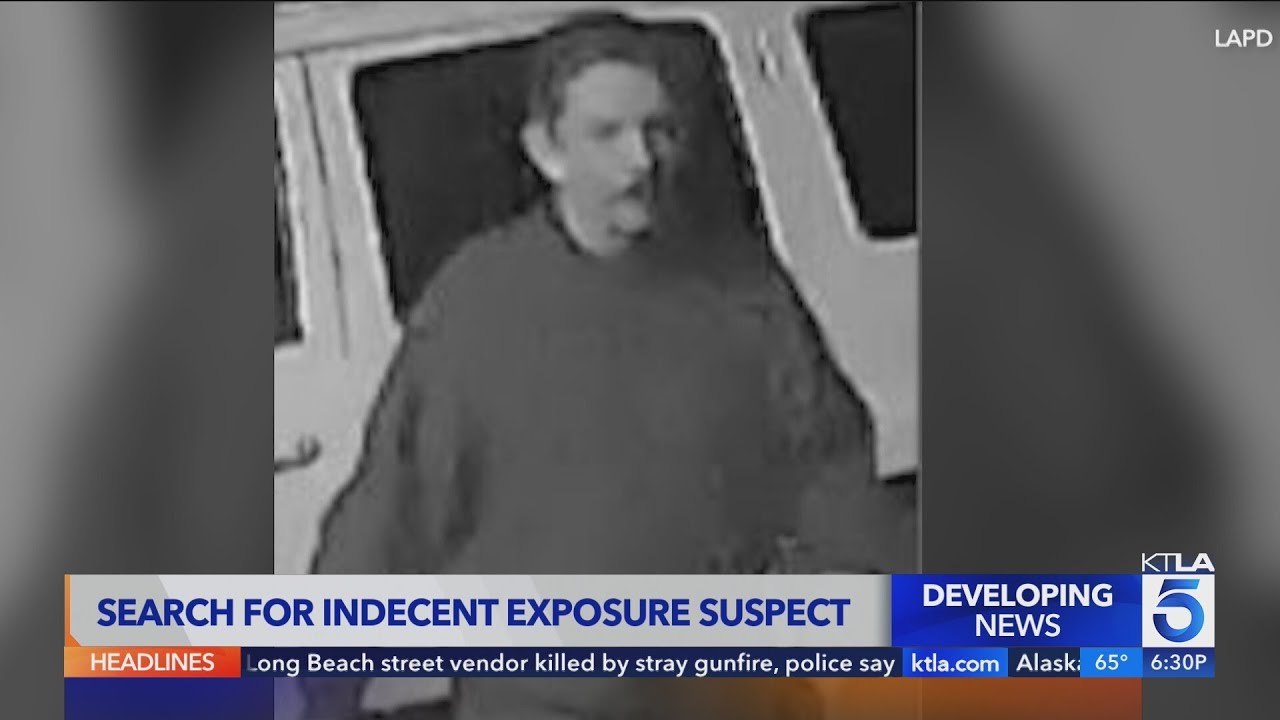 Police looking to identify West L.A. indecent exposure suspect - YouTube