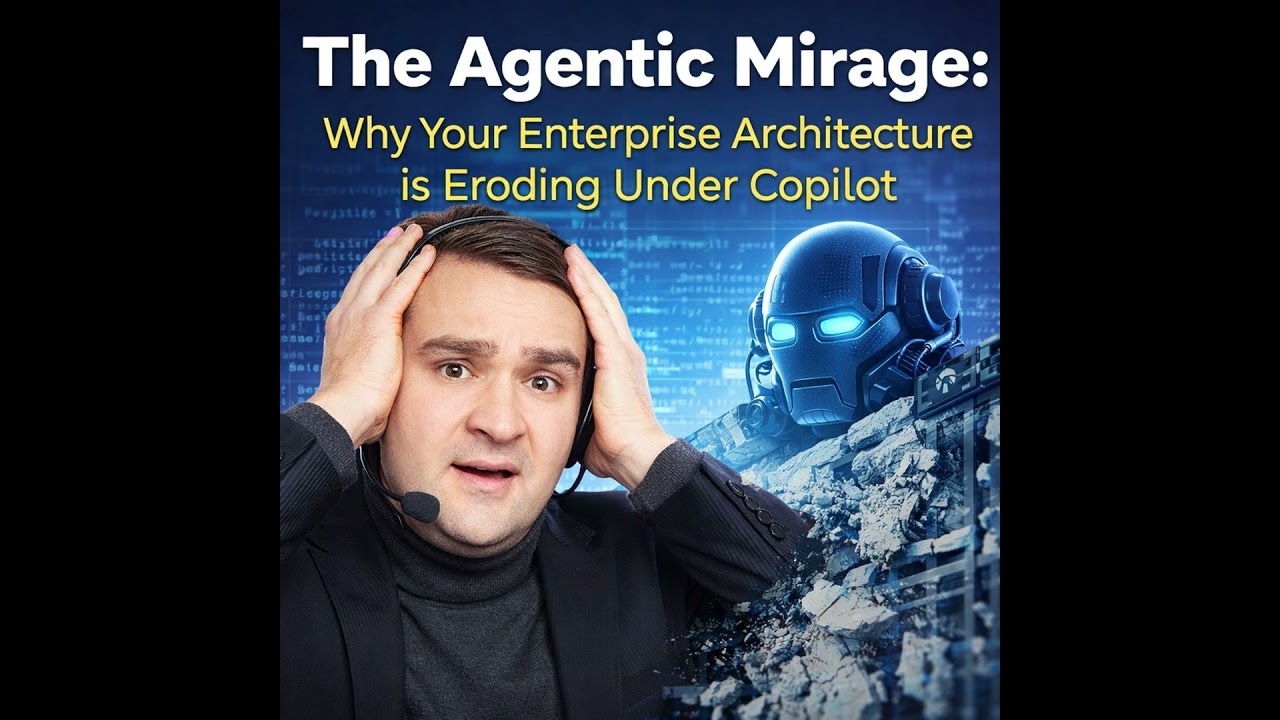 The Agentic Mirage: Why Your Enterprise Architecture is Eroding Under Copilot