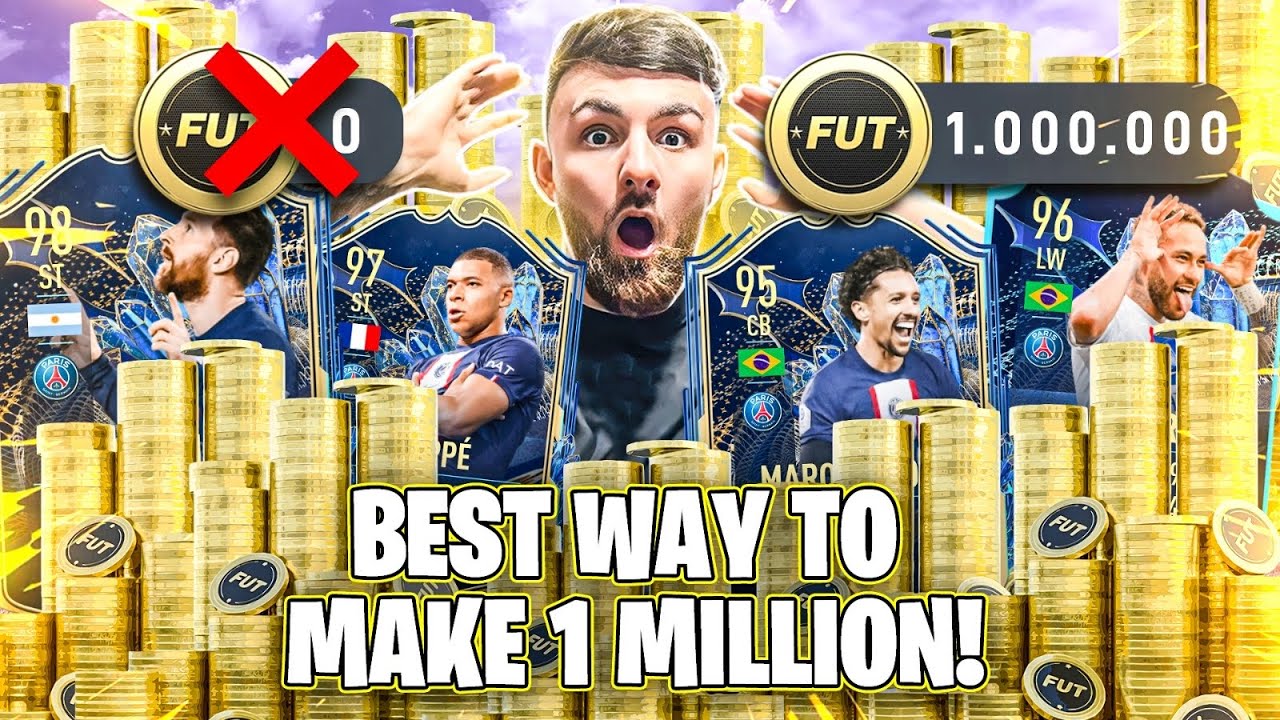 EASIEST way to go from 0 To 1 MILLION coins in FIFA 23! (How To Make 1MILL EASY in FIFA 23) *GUIDE*
