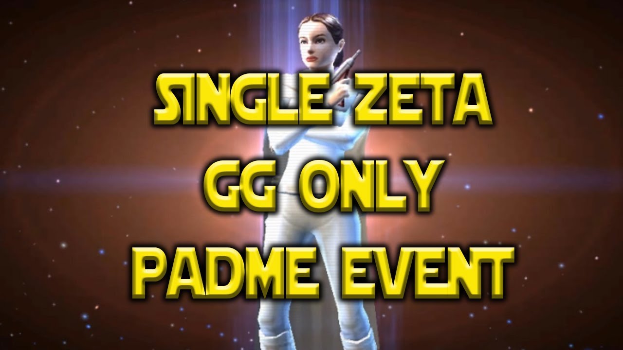 One Zeta General Grievous Solution Legendary Padme Event Star Wars