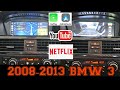 2011 BMW 328i Wireless Carplay Android Auto mirror cast Netflix youtube Reverse camera