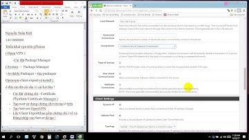 Open VPN Trên PfSense