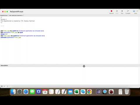 AppleScript Automation: Restart Apps | Hire Me