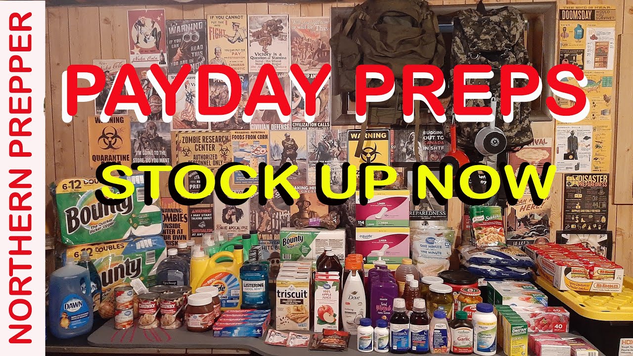 PREPPER PAYDAY PREPS