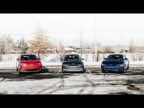 2022 Hyundai IONIQ 5 vs. Kia EV6 vs. Volkswagen ID.4 | 2022 Midsize Electric SUV Comparison Test