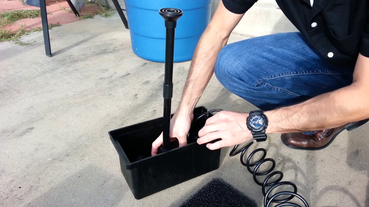 Garden Treasure Pond Pump & Filter Kit Review YouTube