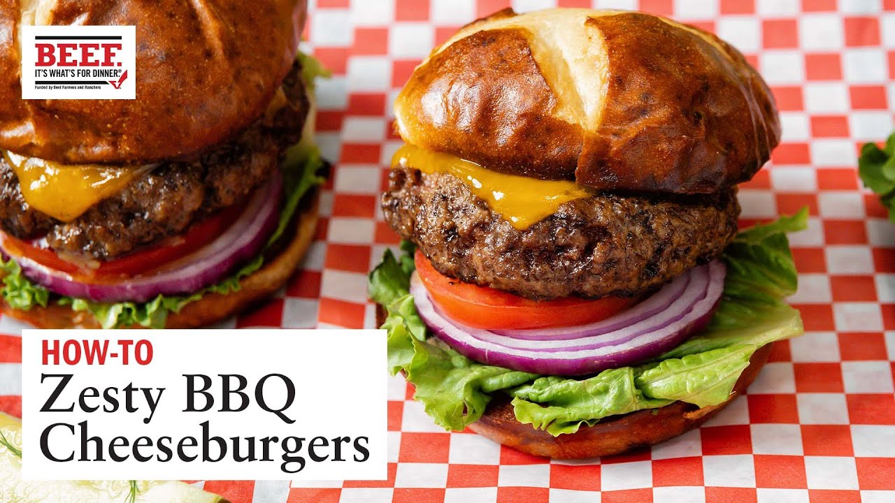 Video thumbnail: How to Make Zesty Barbecue Cheeseburgers