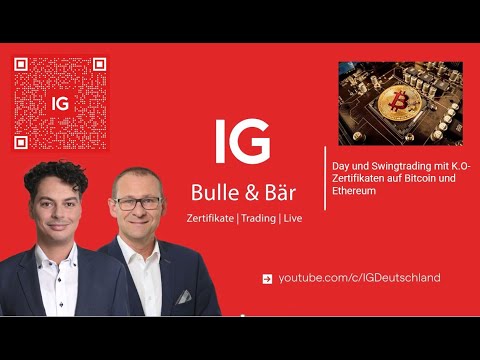 Day und Swingtrading mit K.O-Zertifikaten auf Bitcoin und Ethereum