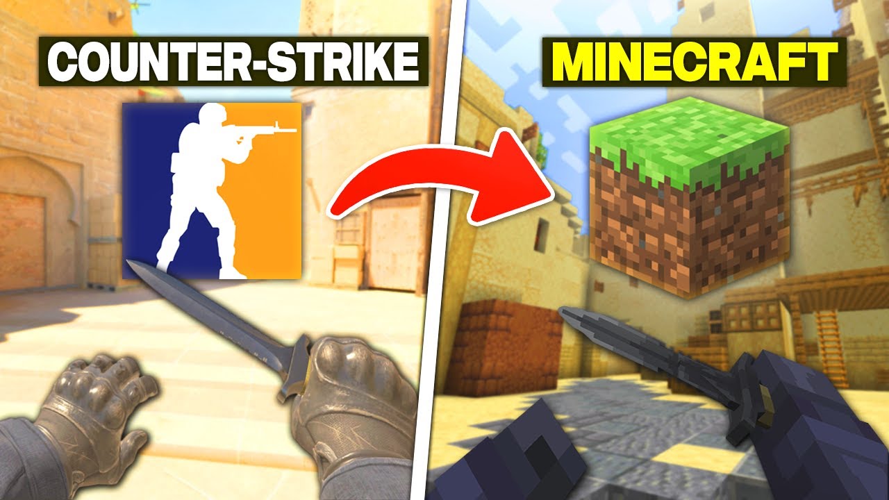COUNTER STRIKE PERO en MINECRAFT