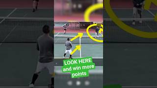 Where to LOOK when youre at the net:
