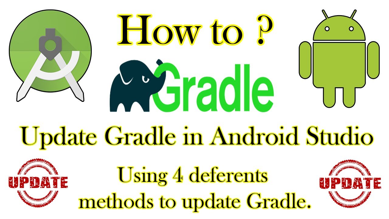 How To Update Gradle In Android Studio | Using 4 Deferents Methods To Update Gradle |