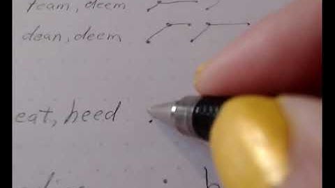 Gregg Shorthand complete course lesson 2