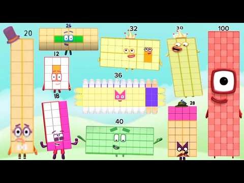 Rectangle Number Blocks AMAZING NUMBERBLOCKS SUPER RECTANGLE CLUB 12 TO 100 | LEARN TO ADD AND ...