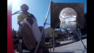 Sealing a lateral line joint using Polyurethane Chemical Grout