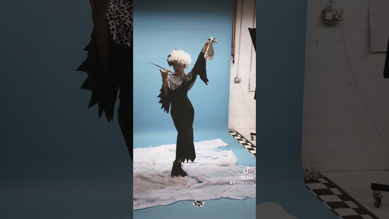 BTS of a movie themed Photoshoot