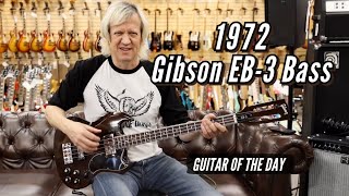1972 Gibson EB-3 Bass Walnut | Guitar of the Day - Greg Coates