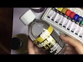 الألوان الزيتيّة ولوازمها - رسم عين بشريّة- Drawing Human Eye