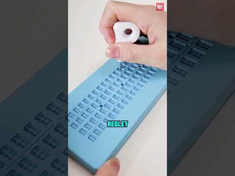 Beginilah cara orang buta menulis! 🤔