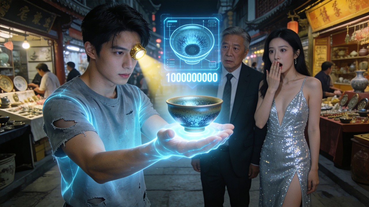 古玩學徒被做局成小偷，鮮血滴落古玉上，竟意外覺醒【黃金神眼】，撿漏宋代建盞狂賺十億，逆襲成鑑寶聖手復仇