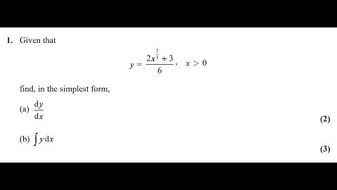 C12 JAN 2018 Q1 | Edexcel | IAL Math