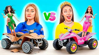 हम अद्भुत गुड़िया घर बनाते हैं | अमीर बनाम गरीब चुनौती Mega DO Challenge