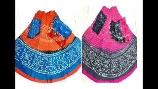 bandhani chaniya choli garba