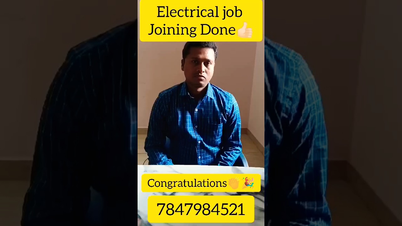 Electrical job joining done ✅ | 