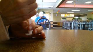 The Amazing Worm Trick!  Entertainment with a Straw
