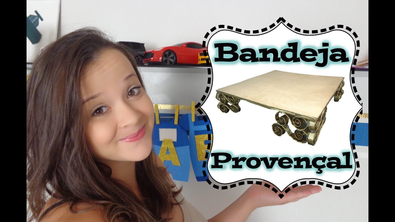 APARADOR/BANDEJA GASTANDO NADA - Provençal (usando reciclados!)