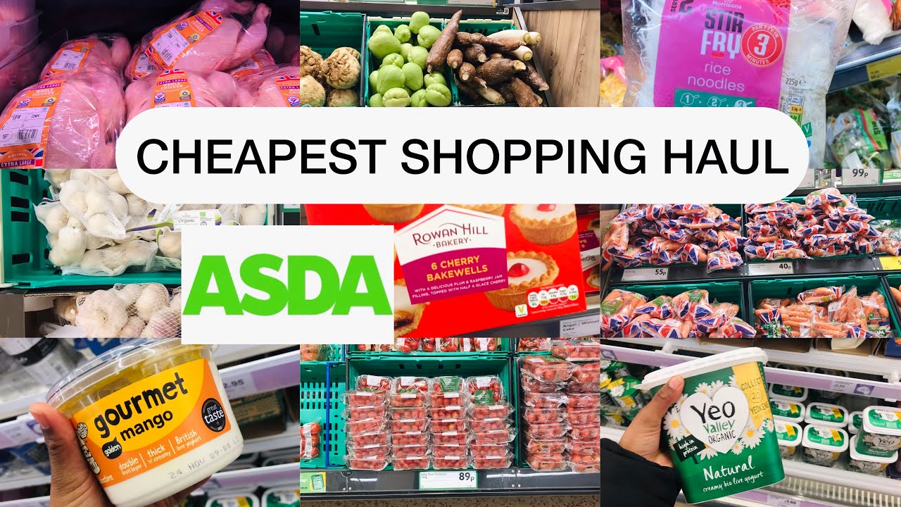 CHEAPEST SHOPPING STORE, SHOP WITH ME ASDA UK,NEW IN ASDA 2023, HAUL