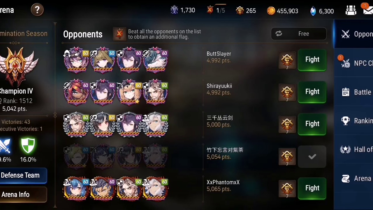 Champion Arena PvP | Cidd showcase [Epic seven]