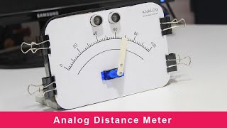 How to make An Analog Distance Meter | Arduino | HC-SR04 | Instructables projects
