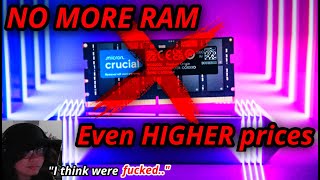 Crucial decided to stop selling ram...