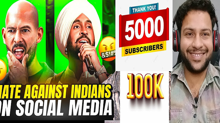 Indian Reaction HATE AGAINST INDIAN ON SOCIAL MEDIA FT DILJIT DOSANJH & ANDREW TATE!