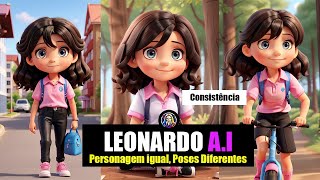 LEONARDO AI: Poses Diferentes, Personagens consistentes e Únicos, como Usar SEEDS no leonardo.ai