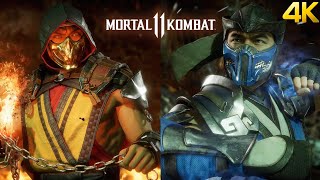 Mortal Kombat 11 Scorpion Vs Sub-Zero Battle Gameplay Ps54K 60Fps