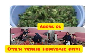 #Gün İçi Vlog😊BUGUN TAKİPCİMİZ GÖNÜL VE PORTAKAL 🍊 ABLAMA MEŞUR ÇITLIK OLAN YİMLİYİMİZDEN YOLLADİK 😁