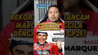 ⚠️ Rekor Rossi Terancam?! Marquez Menggila dengan Ducati GP25! 🏍🔥 #motogp #beritamotogp #shorts