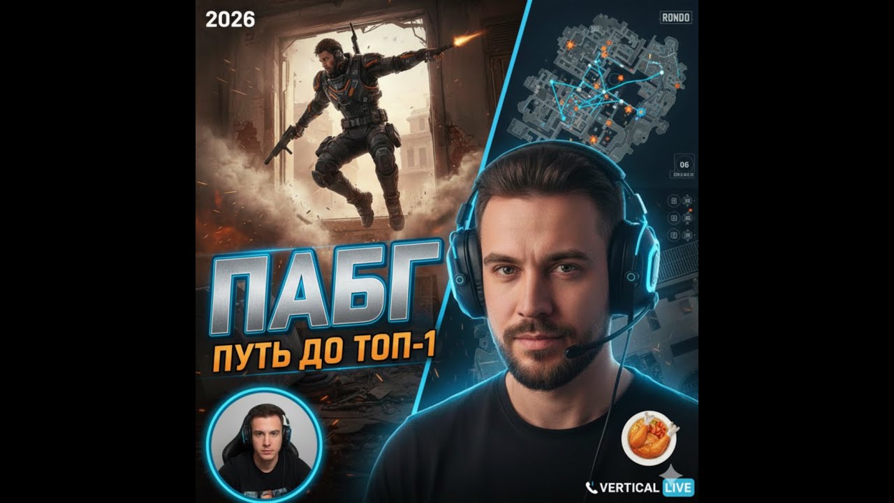 PUBG:Путь до Топ-1 в 2026: С нуля до Профи. Заходи, дай совет!📌