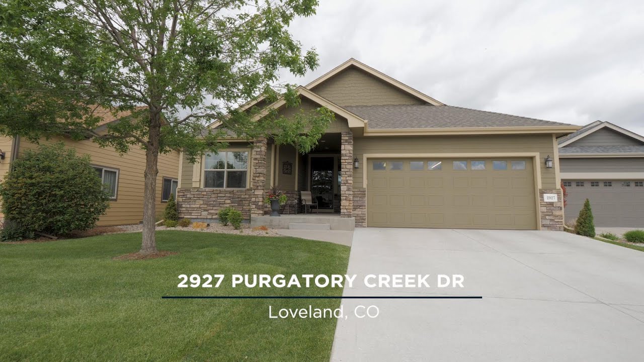 2927 Purgatory Creek Dr, Loveland, CO 80538 YouTube